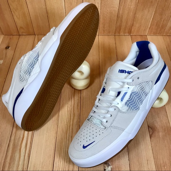 Nike SB Ishod Wair Summit White Blue Skate Shoes - Picture 1 of 5
